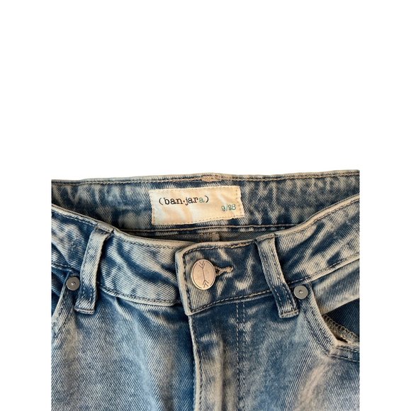 Banjara Light Blue Jeans Denim Stone Washed Flared Bootcut Women's Size 9/28 - Picture 3 of 6